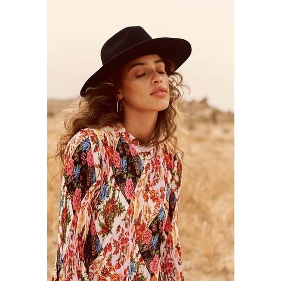 Anthropologie Maeve Shara Floral Patchwork Printed Midi Dress Size Small - Picture 4 of 12